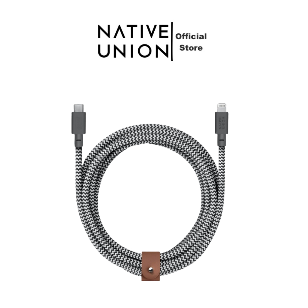 NATIVEUNION สายชาร์จ BELT CABLE USB-C to LIGHTNING ความยาว 3 เมตร(M)