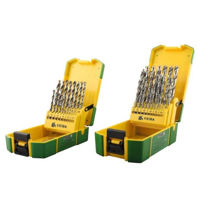KEIBA HAKPB229 ดอกสว่านเจาะเหล็ก HSS สีขาว 1/16"-1/2" 29ตัวชุด KE-2503003