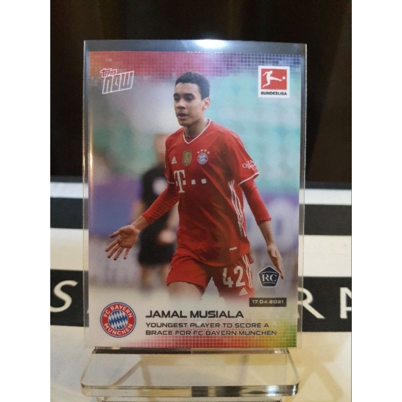 TOPPS NOW BUNDESLIGA SOCCER CARD #MUSIALA (RC), BELLINGHAM, LEWANDOWSKI, MOUKOKO(RC)