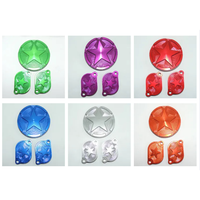 ฝาปิดวาว125 2วาว ฝาวาล์ว ฝาแคม 2วาล์ว สำหรับ WAVE125r,s,125ไอบังลม,เก่า งานCNC สีสด สินค้าพร้อมส่งในไทย