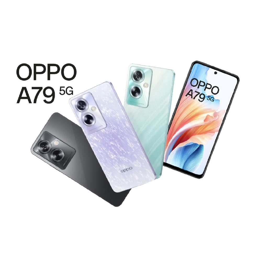 [New] OPPO A79 5G | Dimensity 6020 Octa Core RAM 4/8GB, ROM 128/256GB : UFS 2.2, microSD สูงสุด 1 TB