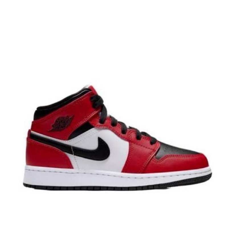 แท้ 💯ป้ายไทย Air Jordan 1 Mid สี Chicago Black Toe / Gym red