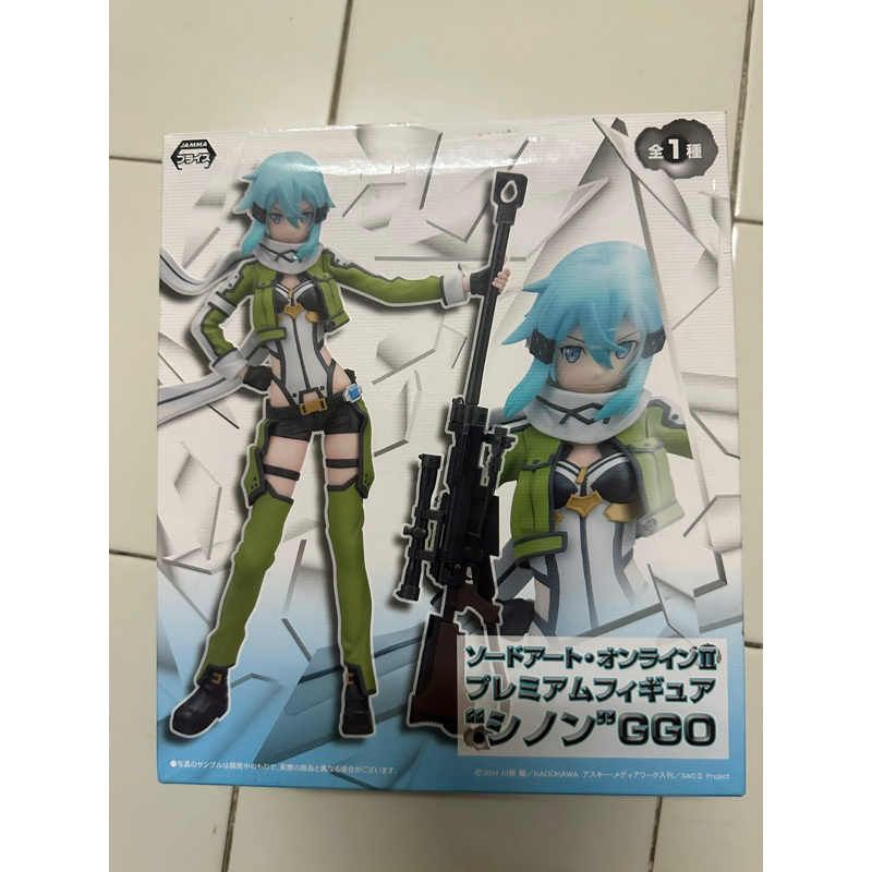 งานแท้ มือ 1 Premium Figure Sinon GGO Ver. Prize Figure Sword Art Online Sega