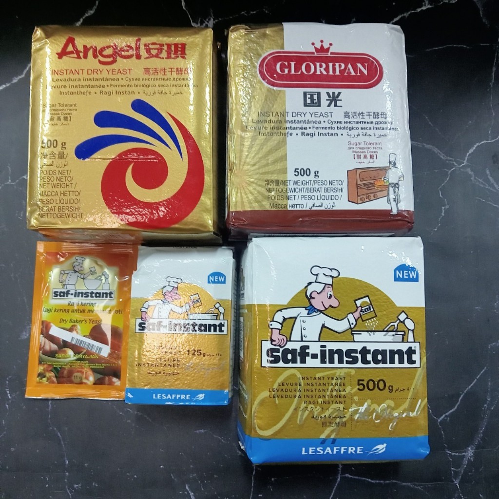 Bakeland ยีสต์นกสีทอง Angel GLORIPAN 125 กรัม / 500 กรัม ยีสต์นกผงสำเร็จรูป saf-instant ยีสต์หวาน ยีสต์ขนมปัง ยีสต์