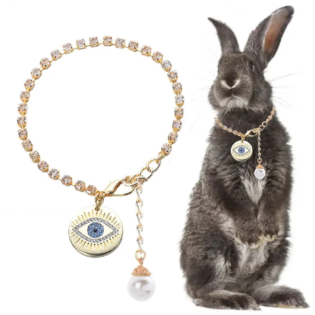 [🚚พร้อมส่ง] สร้อยคอแมว จี้แมว จี้Devil Eyeสำหรับแมว🐱