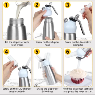 กระบอกวิปครีม cream whipper 250ml.