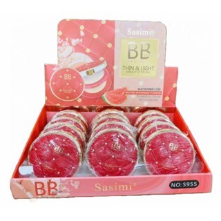 Sasimi BB Powder แป้งพัฟ ตลับ2ชั้น กันแดด เนื้อเนียนบางเบา ป…