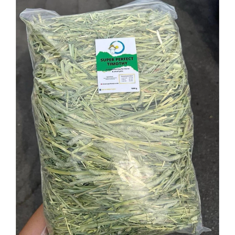 พร้อมส่ง💯 Mayl ทิมมายล หญ้าทิโมธี เกรดซุปเปอร์พรีเมี่ยม สำหรับกระต่าย หนูแกสบี้ ชินชิลล่า แพรี่ด็อก ขนาด 1โล