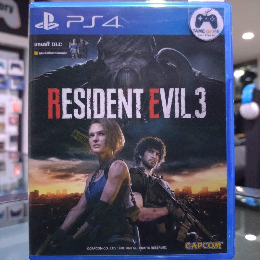 (ภาษาไทย) มือ2 PS4 Resident Evil 3 Remake เกมPS4 แผ่นPS4 มือสอง (เล่นกับ PS5 ได้ RE3 Biohazard3 Bioh