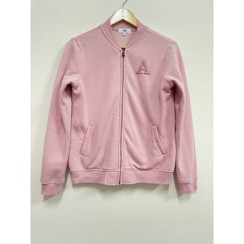 เสื้อแขนยาว เสื้อกันหนาว AllZ สีชมพู