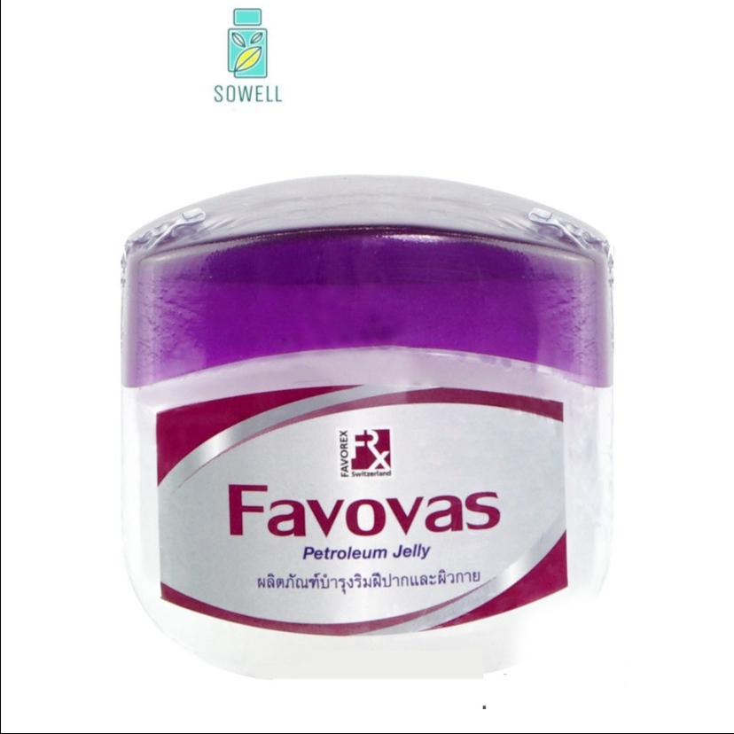 Favovas Petroleum Jelly Favovas วาสลีน ฟาโววาส ปิโตรเลียมเจลลี่ 50กรัม