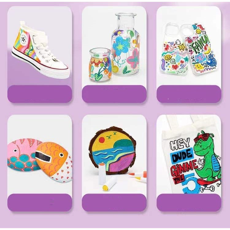 Acrylic marker ปลายนิ่ม สารพัดจะเพ้นท์ๆได้ทุกอย่าง!! ปลายนิ่ม เขียนชื่อ DiY สารพัดสิ่ง - รูปที่ 5