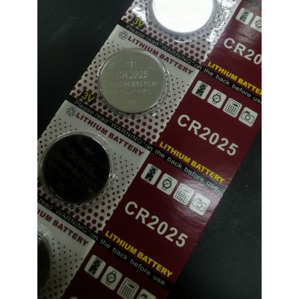 CR2032 / CR2025 ถ่านกระดุม CR-2032 / CR-2025 3V ถ่านนาฬิกา (ราคาต่อก้อน)-แพคกระดาษ แบ่งขาย