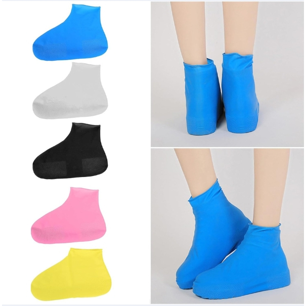 Sunflower66 ซิลิโคนคลุมรองเท้า กลางแจ้งกันน้ำ ซิลิโคนรองเท้ากันฝน ถุงรองเท้ากันน้ำ