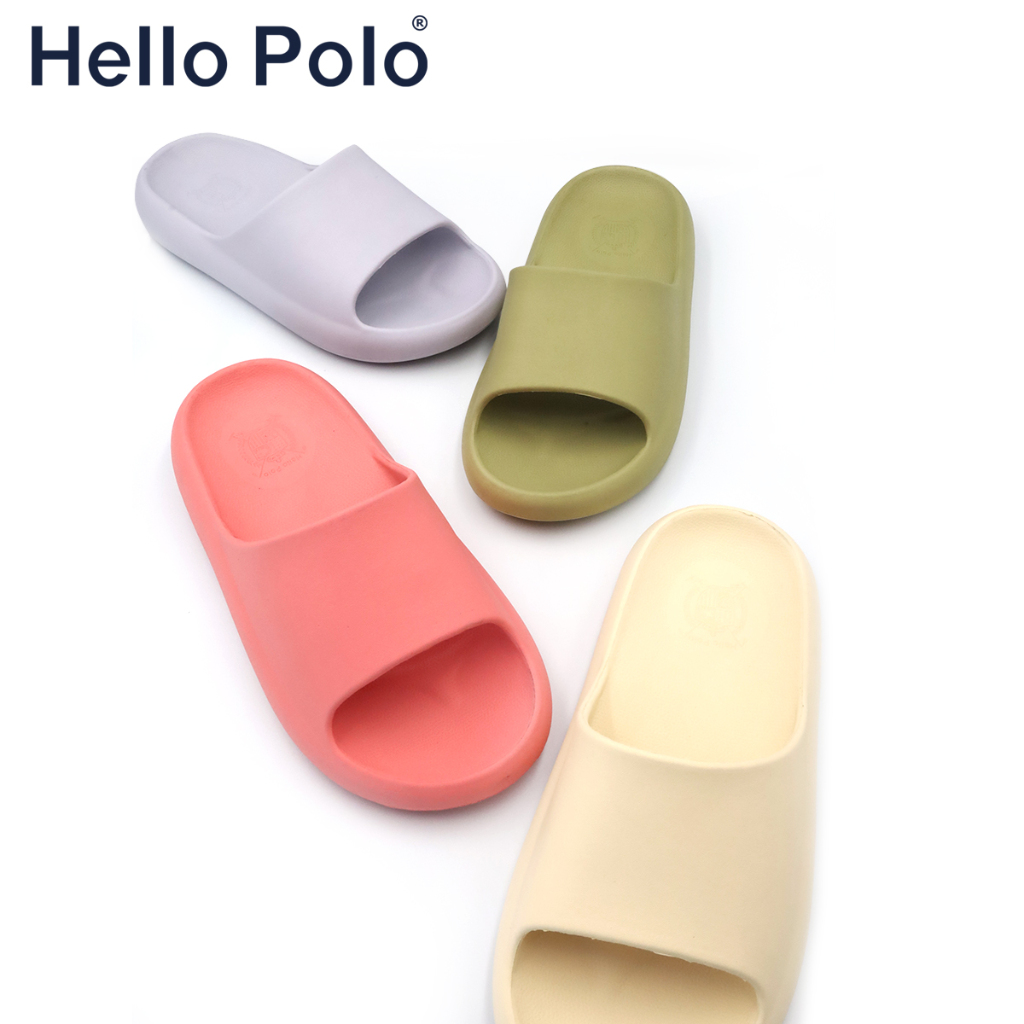 Hello Polo รองเท้าแตะลําลอง นิ่มกันลื่น พื้นหนา ลายอุ้งเท้าแมวน่ารัก แฟชั่น ใส่ใ