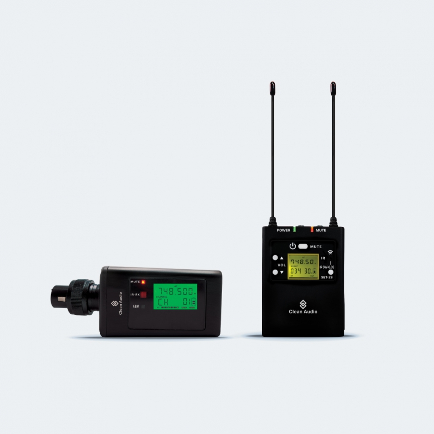 CLEAN AUDIO CA-88 *ของแท้รับประกัน2ปี* Wireless Plug On Transmitter &amp; Receiver for Microphone, ชุดตัวรับ-ส่งไร้สาย สำหรั