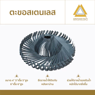 ตะขอเกี่ยวรางน้ำฝน สเตนเลส