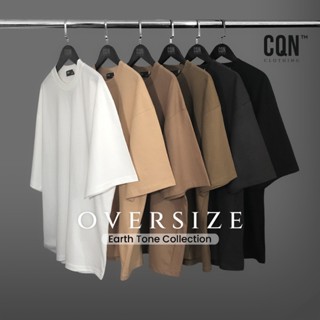 CQN | เสื้อ Oversize [รวมสี Earth Tone] ผ้าหนานุ่ม คอแคบ ไม่…