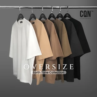 CQN | เสื้อ Oversize [รวมสี Earth Tone] ผ้าหนานุ่ม คอแคบ ไม่ย้วย (สีใหม่ !!!)