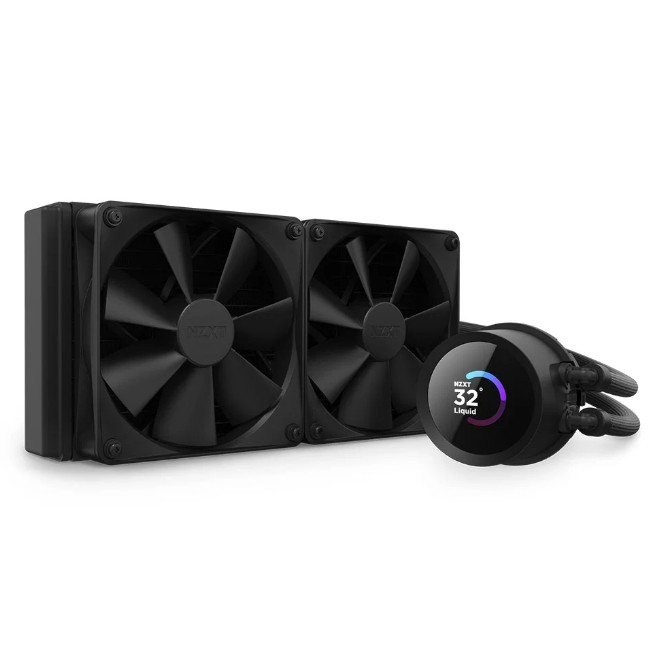 CPU LIQUID COOLER NZXT (ระบบระบายความร้อนด้วยน้ำ) NZXT KRAKEN 240 BLACK