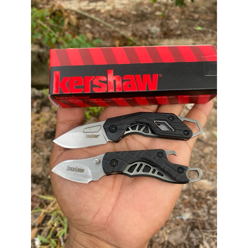 มีดพับ Kershaw ขนาดเล็ก พกพาสะดวก ห้อยพวงกุญแจ
