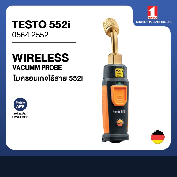 Testo 552i digital vacuum gauge ไมครอนเกจ เทสโต้