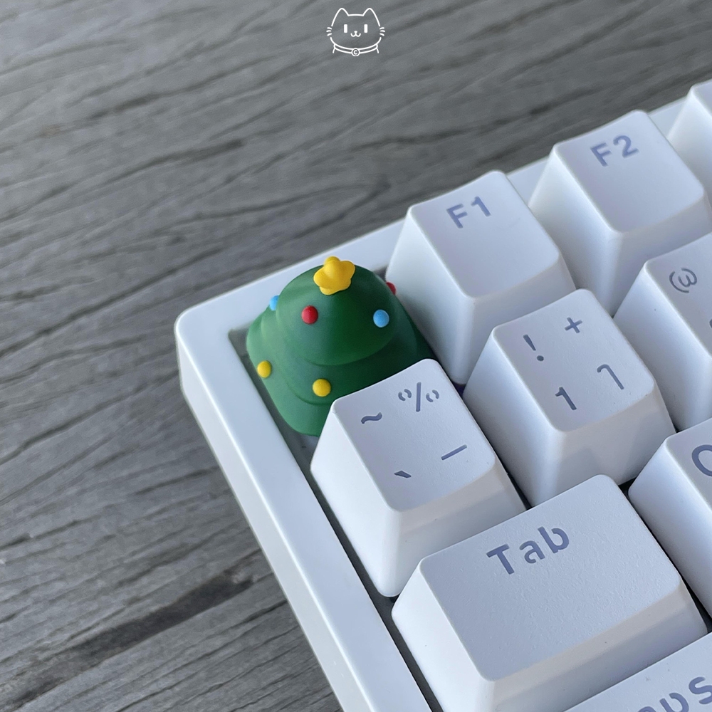 คีย์แคปต้นคริสมาสต์ 🎄 Christmas Tree Keycap resin