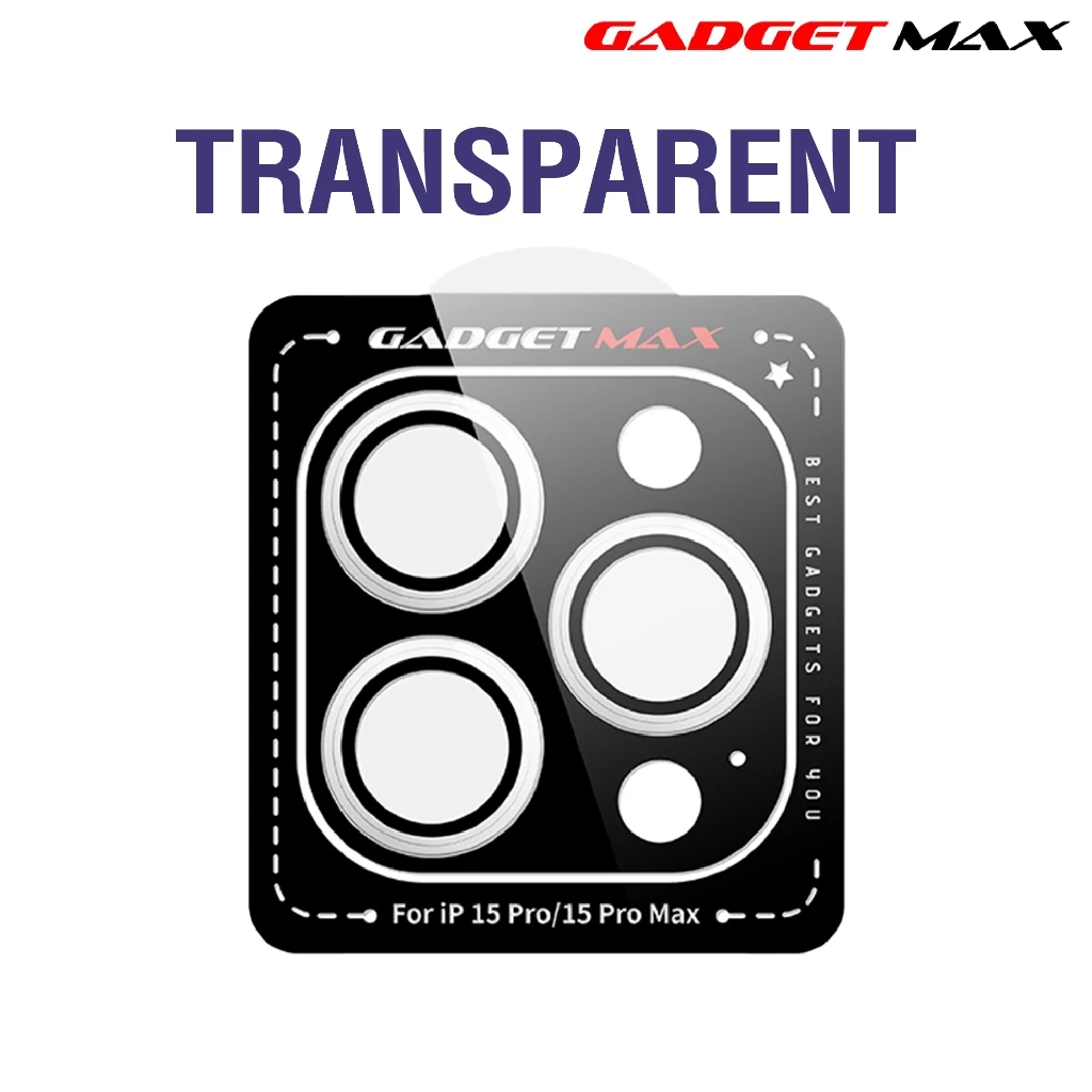 GADGET MAX Glass Pro Lens Protector Metal Frame iPhone 15 Pro / 15 Pro Max thumbnail 6