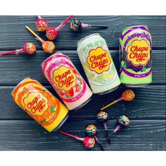 Chupa Chups น้ำจูปาจุ๊ปส์ 3 รสชาติ 345 ml.