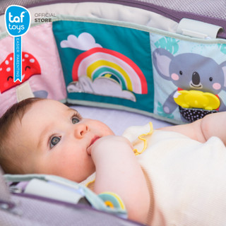 Taf Toys Cloth Book with Baby Mirror, Koala Clip on Pram Book, Developmental Book for 0 Months and Up image 3