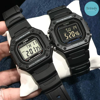 CASIO นาฬิกาข้อมือ ดิจิตอล Unisex สายเรซิน รุ่น W-218H W-218HC W-218HM W-218HM W-218H-2A W-218H-3A W-218HD-3A