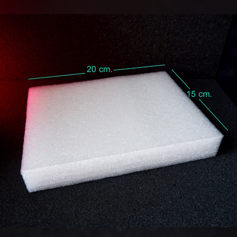 พร้อมส่ง ฐานโฟมพักงานปั้น ปักง่าย ขนาด 20x15x3 cm. สำหรับปักพักงานปั้นระหว่างรอแห้ง ดินเบา โพลิเมอร์ ดินไทย ราคา ถูกที่สุด ดีลบีเคเค แกลเลอรีภาพที่ 3