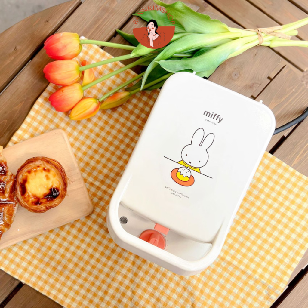 [พร้อมส่ง] เครื่องทำวาฟเฟิล รุ่นตั้งเวลา Miffy Timer Maker Waffle & Sandwich : ทำวาฟเฟิล+แซนวิช