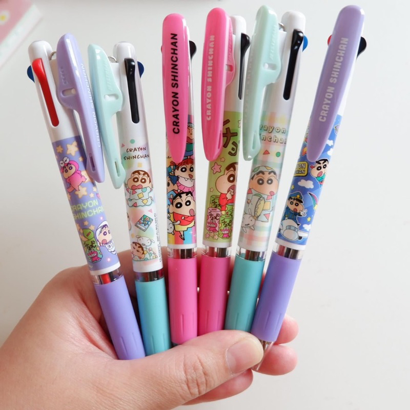 ปากกาลูกลื่น Jetstream 2+1 ลาย Pikachu / Doraemon