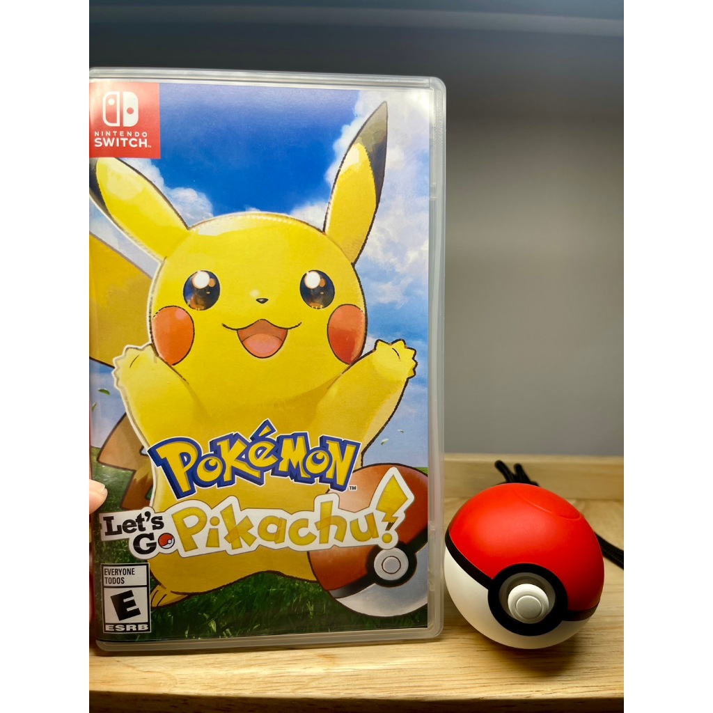 [มีPoke ball] Pokemon Let's go Pikachu พร้อม Pokeball [ENG] มือ2 พร้อมส่ง ของแท้100% Nintendo switch pokemon pikachu