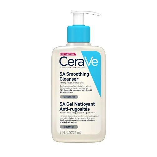 CERAVE ผลิตภัณฑ์ทำความสะอาดผิวหน้า SA SMOOTHING CLEANSER 236/473ML มล.