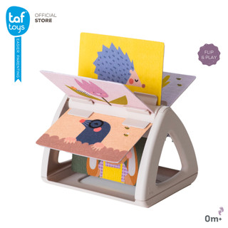 Taf Toys หนังสือผ้า สองด้านหมุนได้ Tummy Time Spinning Book หนังสือ เสริมพัฒนาการ 0 เดือน ขึ้นไป รูปที่ 1