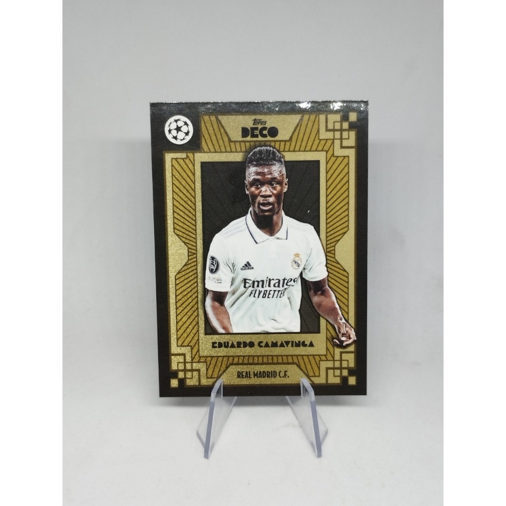 การ์ดบอล FC Barcelona/Real Madrid 2022-23 Topps Deco UEFA Champions League Soccer Cards - รูปที่ 5