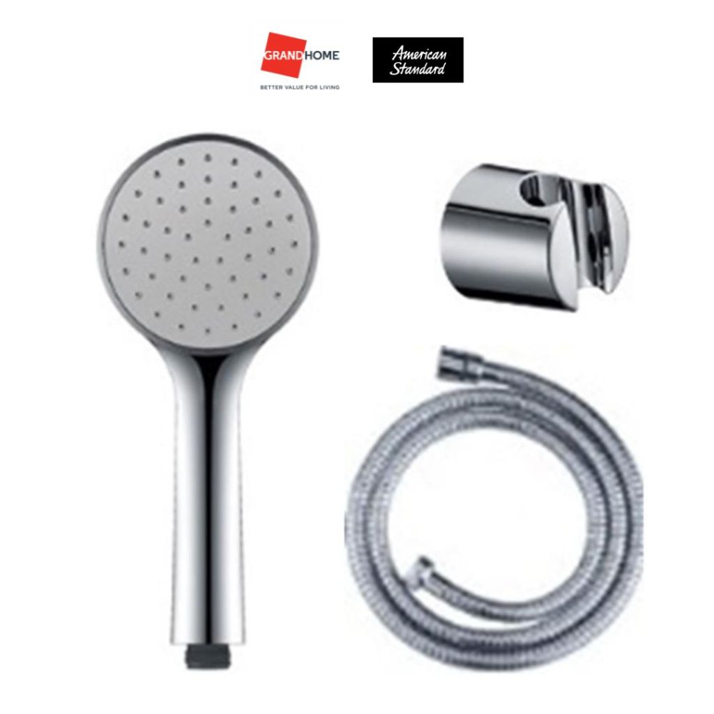 GRANDHOMEMART ชุดฝักบัวสายอ่อน AMERICAN STANDARD รุ่น AS BASIC F46103-CHADYHS