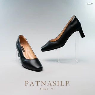 𝐏𝐀𝐓𝐍𝐀𝐒𝐈𝐋𝐏 รองเท้าคัชชู หนังนิ่ม 2.5 นิ้ว ถูกระเบียบ ไม่บีบหน้าเท้า ใส่สบายมาก เก็บทรงเท้าดี l 92228