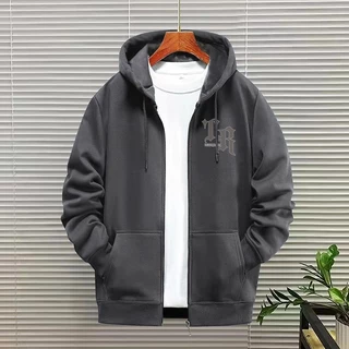 TS MEN เสื้อกันหนาวมีซิป เสื้อแขนยาวมีฮู้ด ผ้าสำลี ผ้าหนาดีใส่สบาย รุ่น0213