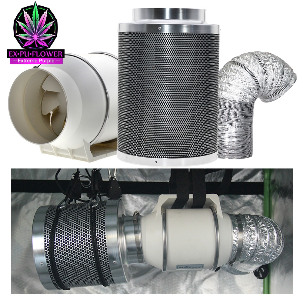 เคเบิล พร้อมสวิตซ์ 4 /6/ 8 นิ้ว เติบโตเต็นท์ grow tent ไฮโดรโปนิกส์ พัดลมดูดอากาศ พัดลมดูดควัน พัดลมระบายอากาศชุดฟอกอากา
