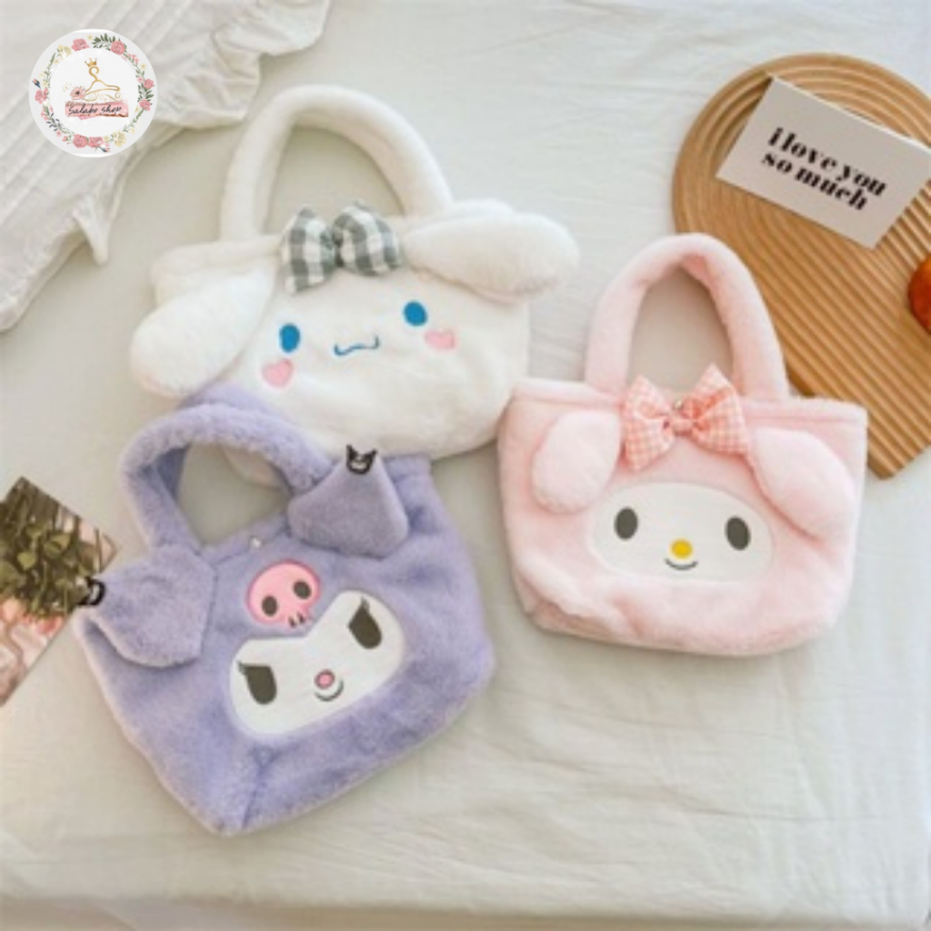 SALABO(พร้อมส่ง)กระเป๋าถือ กระเป๋าการ์ตูนน่ารัก สไตล์เกาหลี พร้อมส่ง #BAG025