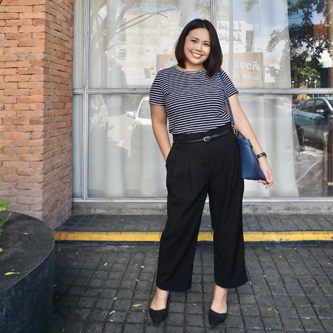 กางเกงขายาวสาวอวบ รุ่น Old money 2xl - 5xl กางเกงทำงานสาวอวบทรงสอบ