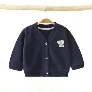 MT07 เสื้อคาร์ดิแกนเด็ก ผ้าไหมพรม ไม่บางไม่หนา กำลังพอดี แขนยาวเด็ก sweet baby