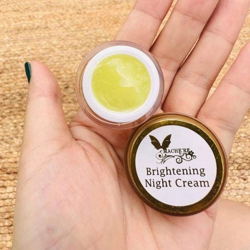 ครีมมาเชอรี่ Mache’re Brightening Night Cream ครีมบำรุงกลางคืน ขนาด5กรัม