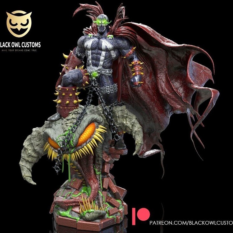 [โมเดลไม่ทำสี] SPAWN (3D printing model)