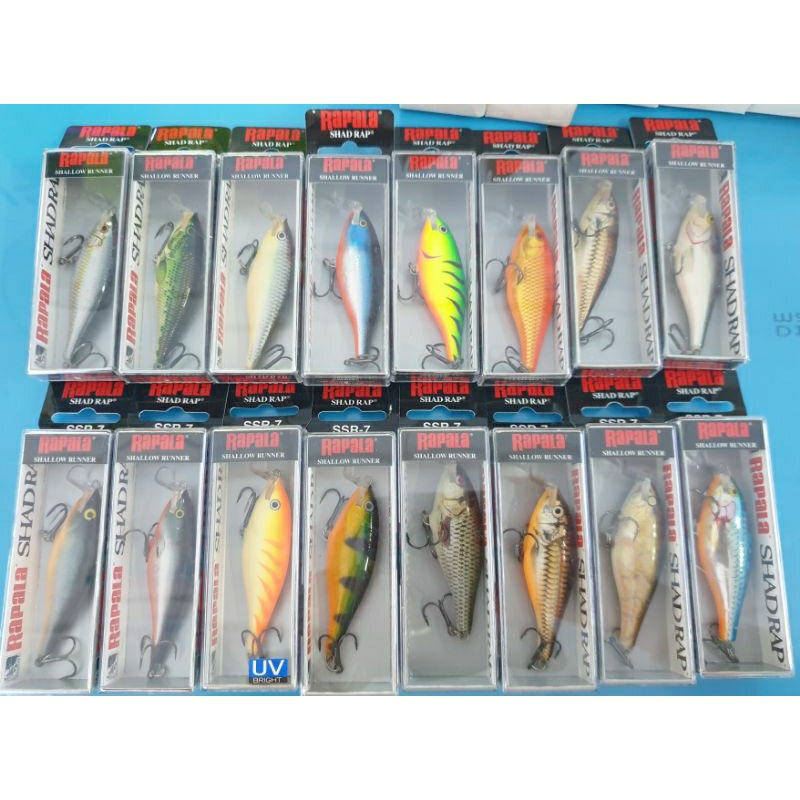 เหยื่อ RaPaLa รุ่น SHAD RAP (SSR-7)รับสีไหนแจ้งในแชทได้เลยครับ