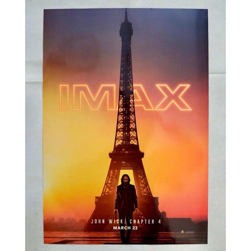 โปสเตอร์ของแท้ “JOHN WICK 4” IMAX จาก Major Cineplex - Poster “JOHN WICK 4” IMAX