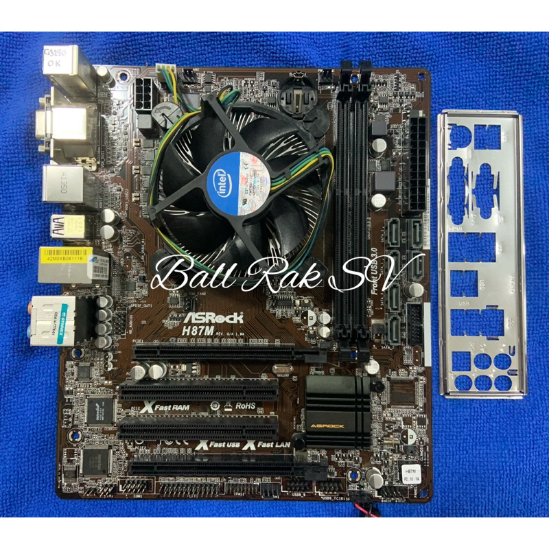 เมนบอร์ด ASRock H87M Intel H87 Micro-ATX
